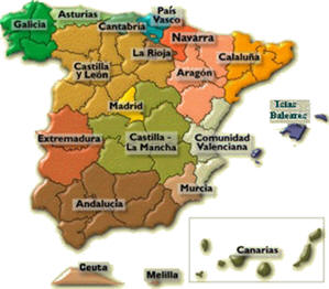 Regioni della Spagna
