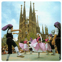 Feria folocloristica a Barcellona