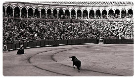 La corrida in Spagna