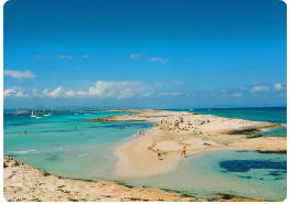 Espalmador spiaggia Formentera